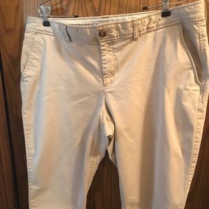 Old navy khaki chino capris